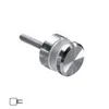 Pistekiinnityhela D30mm mattakromi 6-12mm lasille