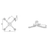 Spider 4-vartinen RST AISI316