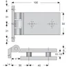 Lasioven yleissarana silver 150