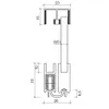 TRUST-Liukuluukku 2100, 3+3mm lasi Mitta: 1790 x 1190mm