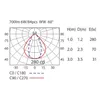 LED valaisin minikiskolle, 3000K, L=600mm 700lm, 6W/84PCS , Input:DC-24V, valkoinen