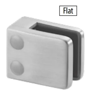 Kiinnityskappale model 42, lasille 8mm valkoinen RAL 9016