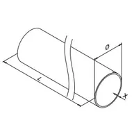 Putki RST 42,4 x 2mm 6000mm kanki AISI 304