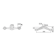 Spider 2-vartinen 180 RST AISI316