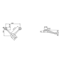 Spider 2-vartinen 90 RST AISI316