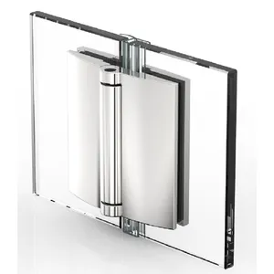 Suihkusarana Farfalla,  Lasi-Lasi 180° ulospäin aukeva, lasille 6-10 mm, musta matta