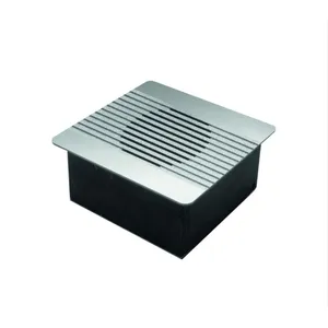 Mikrofooni hopeavärinen, upotettava L120 x S120 x K65mm, 3m johdo