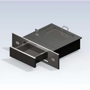 Läpiantolaatikko FB4 luodink., edestä aukeava Mitta: 600 x 615mm, Laatikko 330 x 346 x 100
