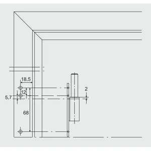 Saranapari PILOT Silver+kannat hinge tapp