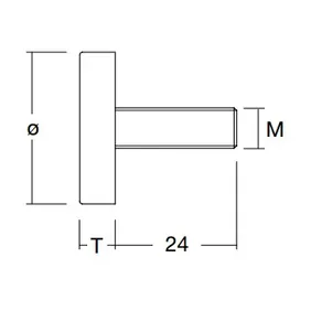 Kiinnityshela RST halk. 12mm M6 kieretangolla