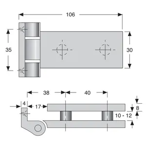 Lasioven yleissarana silver 151