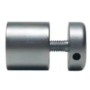 Paneelikiinnike 16x14mm, kiiltävä kromi 6mm levyvahvuudelle asti