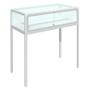 Pöytävitriini liukuovilla, lasikorkeus 250mm Mõõt: 1000x5000x1000 mm