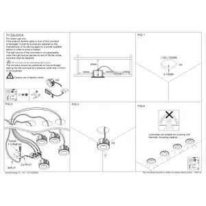 Laevalgustus DA-031*4 komplekt, K3000 LED: 12V, 2W 700mA*4tk, must RAL9005