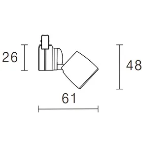 LED Siinivalgusti SA-501A, must Input:DC-12V, LED:Osram GD Plus 3,4W