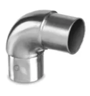 Putkien liitoskappale 90°,42,4x2mm putkelle AISI304