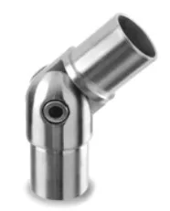 Liitoskappale, säädettävä +-90° putkelle 42,4x2 mm,  AISI304