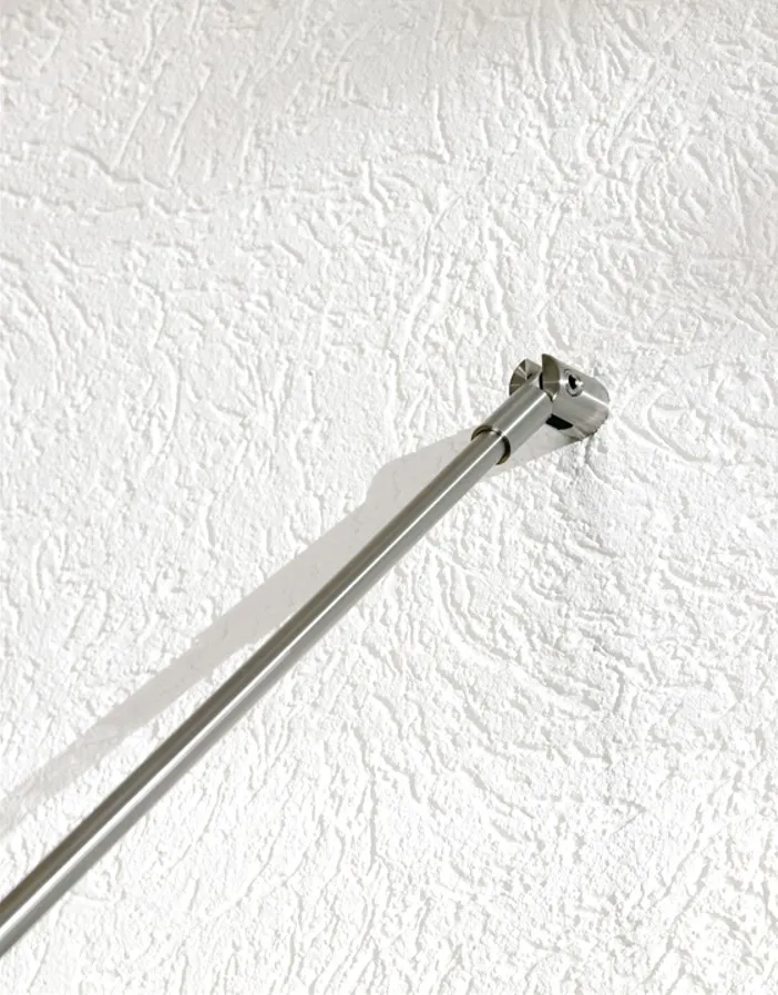 TYP Z-08 lasikatto-järjestelmä MINIMO 2-tanko, AISI 304, lasille 17,52 mm