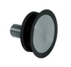 Kiinnityskappale "Vite", Ø24,9mm lasille 8-12 mm, RST pyörö-harjattu