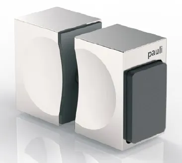Ovenkahva, 2 puoli, 46x28x30mm, vaimentajalla matta musta