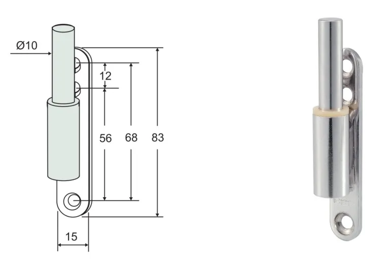 Saranapari PILOT Silver+kannat hinge tapp