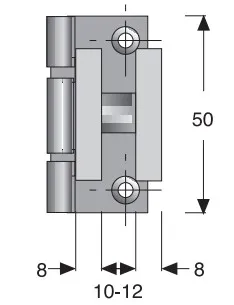 Lasioven yleissarana silver 151