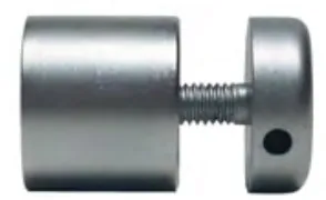 Paneelikiinnike 16x14mm, kiiltävä kromi 6mm levyvahvuudelle asti