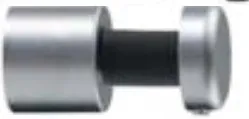 Lasikiinnityshela 32mm, halk. 16mm 12mm lasille saakka, mattakromattu