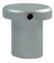 Opastehela, alumiinia, halkaisija 16 mm, pituus 20 mm, hatun halkaisija 25 mm