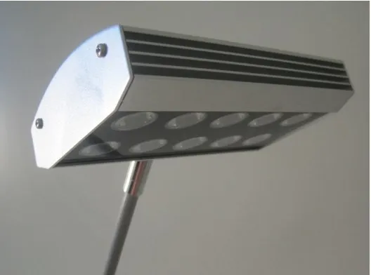 KLEM LED-näyttövarsivalo SET, 25 W CCT: 4000K, hopea